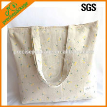 Wholesale Floral Cotton Shopping Bag with handles
